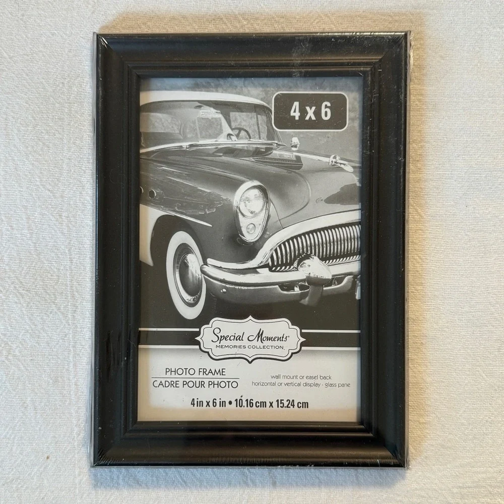 Black 4” x 6” Picture Frame
